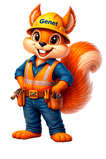 Mascotte de Genet construction
