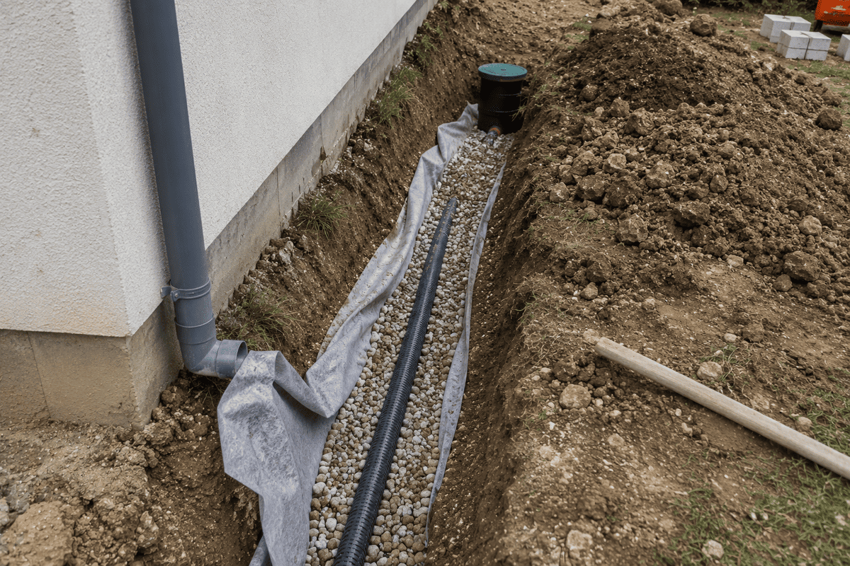 Drainage autour d’une maison : quand et pourquoi faut-il intervenir ?