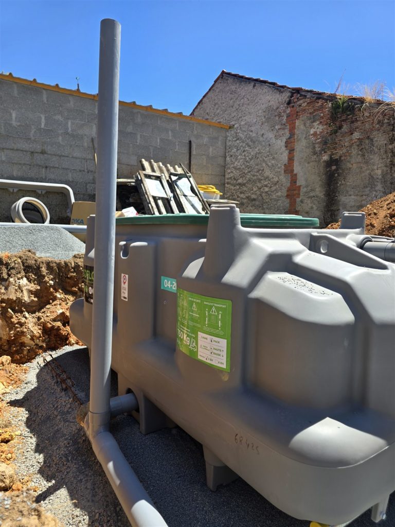 Assainissement individuel avec épandage à Ruelle-sur-Touvre