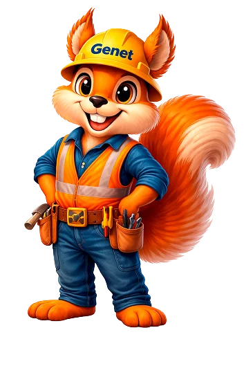 Mascotte de GENET BATIMENT