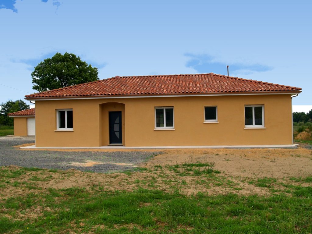 Maison neuve de plain-pied construite par GENET BATIMENT à La Rochefoucauld