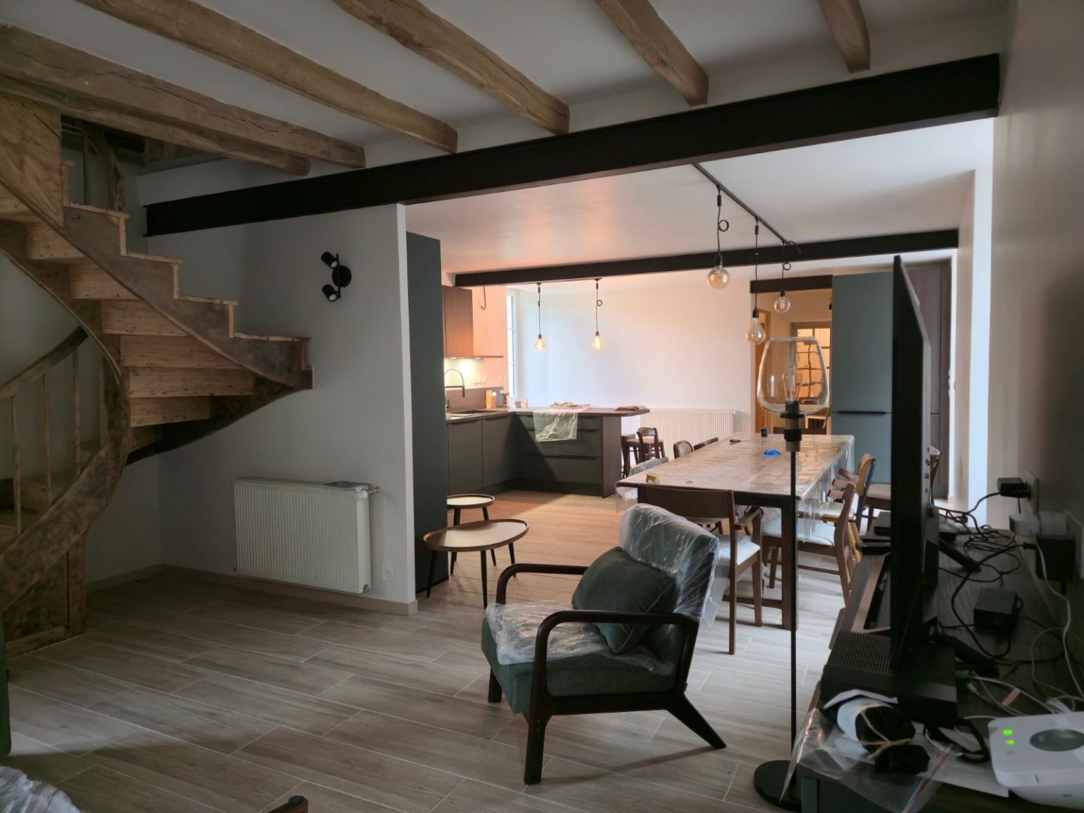 Article : Rénovation intérieure, enrochement et allée à Beaulieu-sur-Sonnette